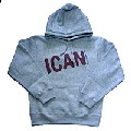 ICAN / Hoodies(Light Gray)Size:L