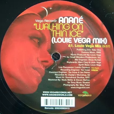 ANANE / アナネ / WALKING ON THIN ICE(LOUIE VEGA MIX)