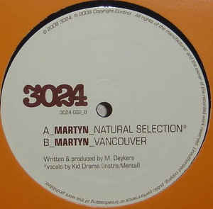 MARTYN / マーティン(HOLLAND) / Natural Selection/Vancouver