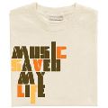 UBIQUITY APPAREL / Music Saved T-Shirts(Natural:M)