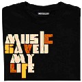 UBIQUITY APPAREL / Music Saved T-Shirts(Chocolate:S)