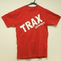 TRAX RECORDS / Chicago Trax Records Front Logo T-Shirts(Red:S)