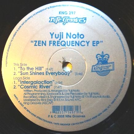 YUJI NOTO / Zen Frequency EP