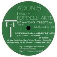 ADONIS PRESENTS POP DELL' ARTE / No Way Back - Tribute E.P.