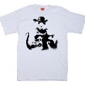 BANKSY / King Rat T-Shirt (White) / Mens:L