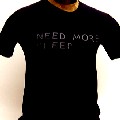 AIRBAG CRAFTWORK / Need More Sleep T-Shirt Black / S
