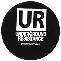 UR / アンダーグラウンド・レジスタンス / Black Felt Pair W/UR "Unexploitable"Logo Slipmat