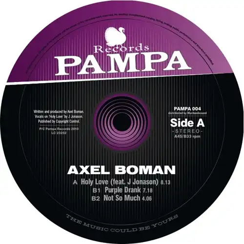 AXEL BOMAN / アクセル・ボーマン / Holy Love