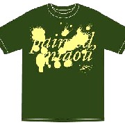 miaou / ミアオウ / Painted T-Shirts Olive (M) 