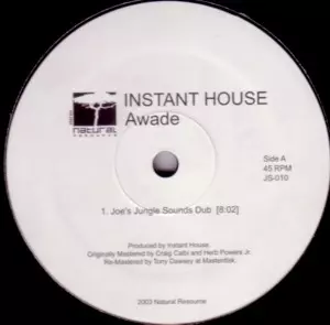 INSTANT HOUSE / インスタント・ハウス(ジョー・クラウゼル) / Awade