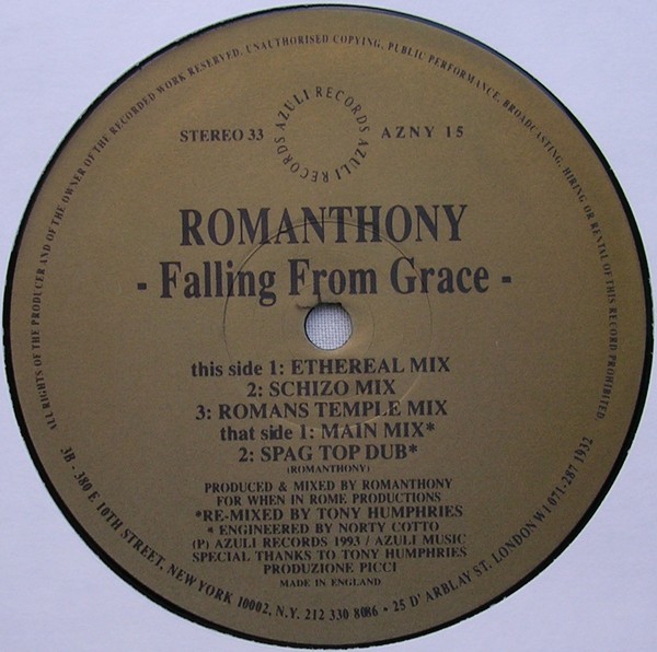 ROMANTHONY / ロマンソニー / Falling From Grace
