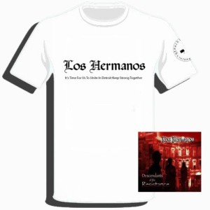 LOS HERMANOS / ロス・エルマノス / Descendants Of The Resistance ★ユニオン限定T-SHIRTS付セット/ホワイト (L)★ 