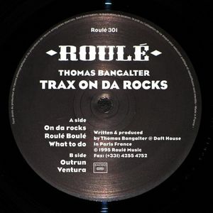 THOMAS BANGALTER / トーマ・バンガルテル / TRAX ON DA ROCKS 