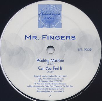 MR.FINGERS / ミスター・フィンガーズ / WASHING MACHINE (REISSUE)
