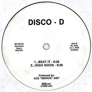 DANCE TRACS /DISCO-D/LARRY HEARD変名義による'86年の唯一作 