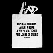 TREVOR JACKSON / トレヴァー・ジャクソン / This Bag Contains A Gun, A Bomb, A Very Large Knife And Loads Of Drugs (White)
