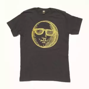 MISTER SUNDAY T-SHIRT / Grey / Yellow Moon Size:L