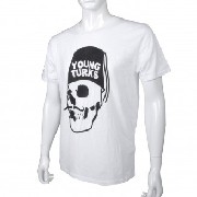 YOUNG TURKS / T-Shirt With Black Young Turks Logo White Size:S