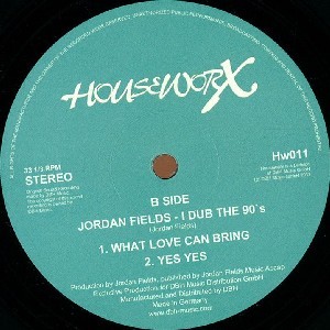 JORDAN FIELDS / I Dub The 90's 