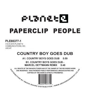 PAPERCLIP PEOPLE / ペーパークリップ・ピープル / COUNTRY BOY GOES DUB (MARCEL DETTMANN REMIX)