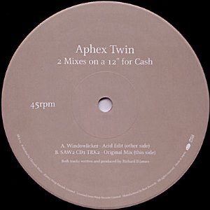 APHEX TWIN / エイフェックス・ツイン / 2 MIXES ON A 12' FOR CASH