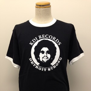 KDJ RECORDS DETROIT STRONG T-SHIRTS BLACK SIZE:S/MOODYMANN