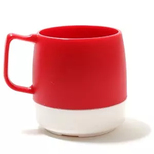 8 OZ MUG / 8 OZ MUG 2 TONE RED/OFF WHITE