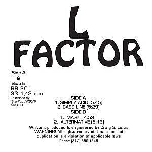 L FACTOR(HOUSE) / SIMPLY ACID(REMASTER)