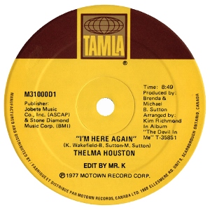 THELMA HOUSTON / テルマ・ヒューストン / I'M HERE AGAIN