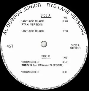 AL DOBSON JR. / アル・ドブソン・ジュニア / RYE LANE VERSIONS