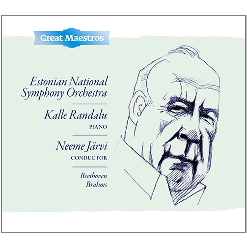 KALLE RANDALU & NEEME JARVI / カッレ・ランダル & ネーメ・ヤルヴィ / BEETHOVEN:PIANO CONCERTO 2/BRAHMS: SYMPHONY 4