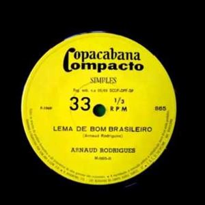 ARNAUD RODRIGUES / アルナウド・ホドリゲス / LEMA DE BOM BRASILEIRO