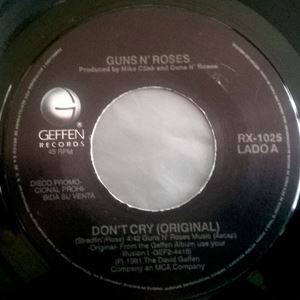 GUNS N' ROSES / ガンズ・アンド・ローゼズ / DON'T CRY