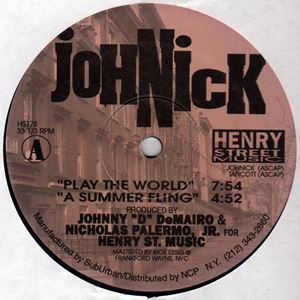 JOHNICK / PLAY THE WORLD
