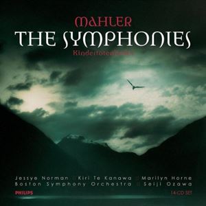 MAHLER: THE SYMPHONY KINDERTOTENLIEDER/SEIJI OZAWA/小澤征爾