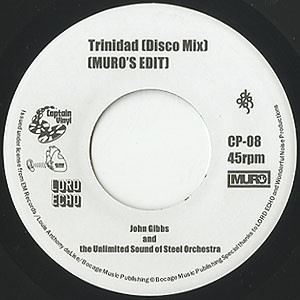 JOHN GIBBS AND THE UNLIMITED SOUND OF STEEL ORCHESTRA / ジョン・ギブス&ジ・アンリミテッド・サウンド・オブ・スティール・オーケストラ / J'OUVERT[LORD ECHO RE-EDIT VERSION] (MURO'S EDIT) / TRINIDAD DISCO MIX (MURO’S EDIT)