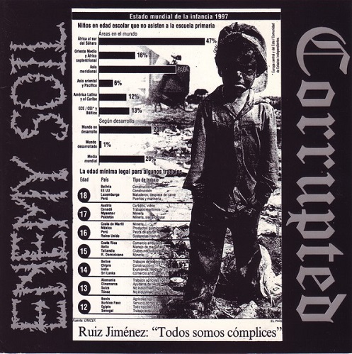 CORRUPTED : ENEMY SOIL / SPLIT (7") 