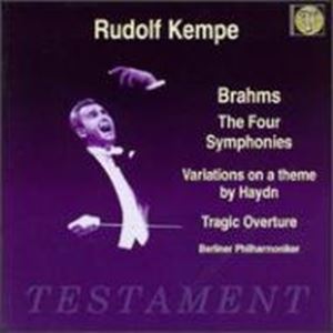 RUDOLF KEMPE / ルドルフ・ケンペ / ブラームス: 交響曲全集
