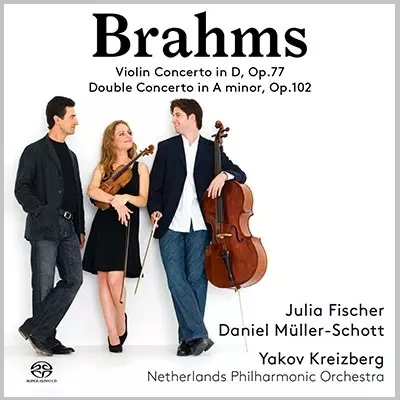 BRAHMS: VIOLIN CONCERTO / DOUBLE CONCERTO /JULIA FISCHER/ユリア