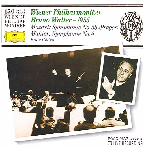 MOZART: SYMPHONY NO.38 / MAHLER: SYMPHONY NO.4/BRUNO WALTER