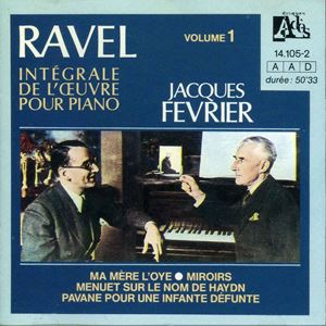 JACQUES FEVRIER / ジャック・フェヴリエ / RAVEL: MA MERE L'OYE