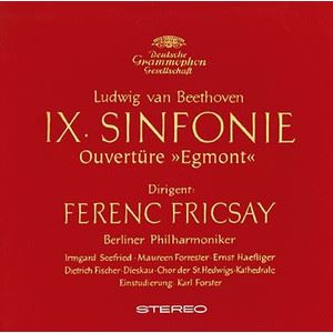 FERENC FRICSAY / フェレンツ・フリッチャイ / ベートーヴェン:交響曲第9番/エグモント序曲(SACD)