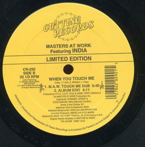 MASTERS AT WORK / マスターズ・アット・ワーク / WHEN YOU TOUCH ME
