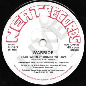 WARRIOR / ウォリアー / DEAD WHEN IT COMES TO LOVE