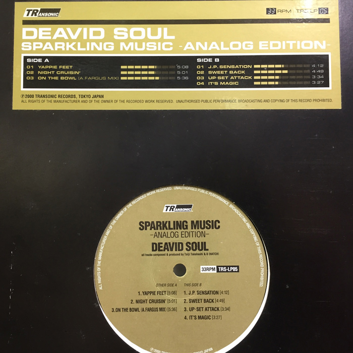 DEAVID SOUL / デヴィッド・ソウル / SPARKLING MUSIC