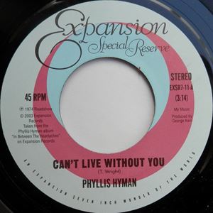 PHYLLIS HYMAN / CONNIE LAVERNE / CAN'T LIVE WITHOUT YOU