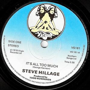 STEVE HILLAGE / スティーヴ・ヒレッジ / IT'S ALL TOO MUCH