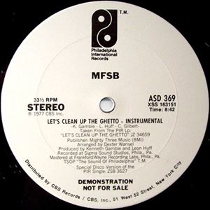 MFSB / LET'S CLEAN UP THE GHETTO