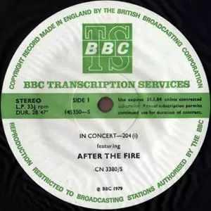 AFTER THE FIRE / ROGER CHAPMAN & SHORT LIST&nbsp;/&nbsp;IN CONCERT 204