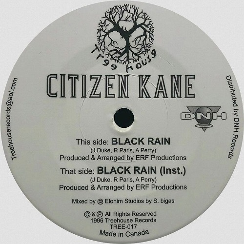 CITIZEN KANE (HIPHOP) / BLACK RAIN 7"